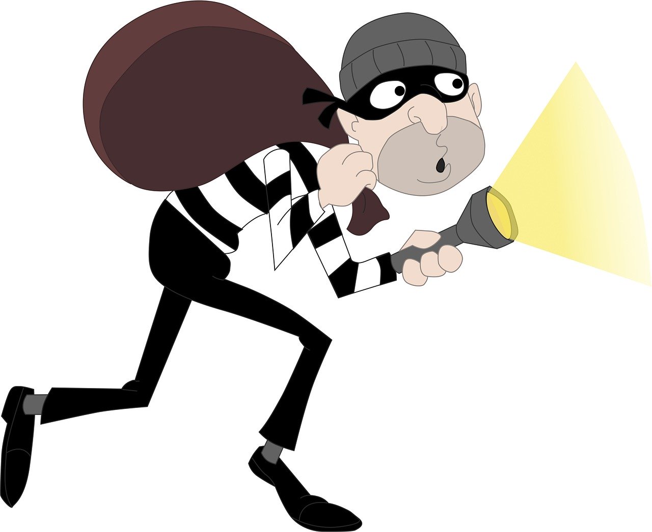 Burglar Criminal Thief Robber  - bgs_digital_creator / Pixabay